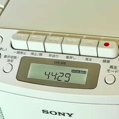 SONY「CFD-S70」CDラジオカセットレコーダーの画像