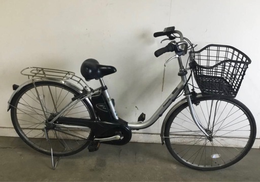 A-527△ v 岐阜発/パナソニック/電動アシスト自転車/26インチ/3段変速/バッテリー8Ah/充電器なし/走行確認/現状品/ 管