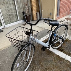 自転車　ママチャリの画像