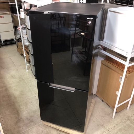 SHARP   2ドア冷蔵庫