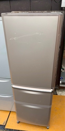 無料配送エリアあり　三菱 冷蔵庫 370L MR-C37YL-P 2015年製