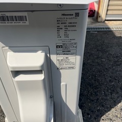 ハイセンス2024年製6畳用エアコン取付込‼️の画像