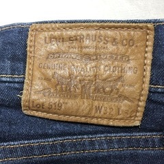 Levi's ストレートデニム 519 W32 L32 濃紺　ビックEの画像