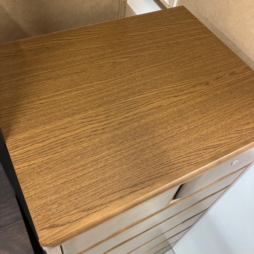 6段ラック 鍵付き ブラウン【トレファク堺福田店】