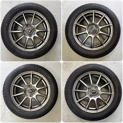 美品185/60R15 中古ノーマルタイヤホイールセット