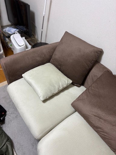 三人掛けソファ　
