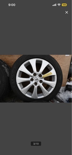 【引取限定】レクサス GS純正 17×7.5J +45 5-114.3 
