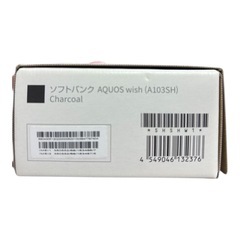 シャープ製　スマートフォン　AQUOS wish　A103SHの画像