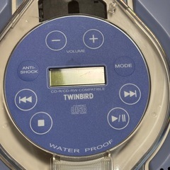 ※故障品※TWINBIRD AV-J149 ポータブルCDプレーヤーの画像