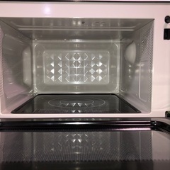 名)575.ニトリ フラット電子レンジ EM-520X 2020年製 説明書ありの画像