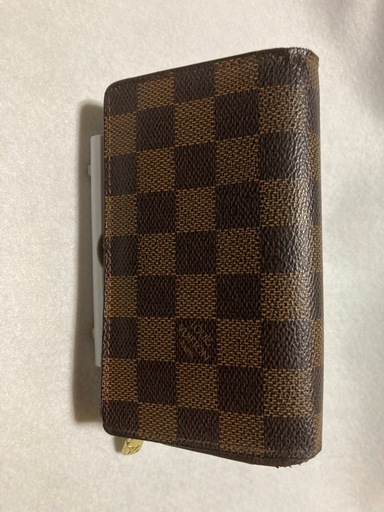 【超美品】ルイヴィトン ダミエ トレゾール 二つ折り財布 N61730