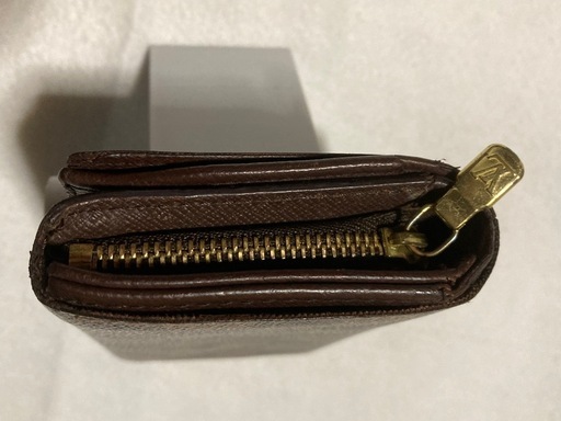 【超美品】ルイヴィトン ダミエ トレゾール 二つ折り財布 N61730