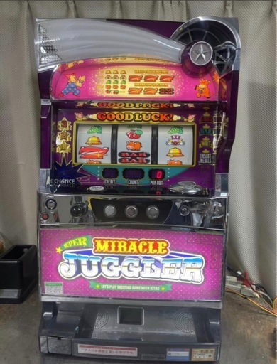 スーパーミラクルジャグラー 実機 コイン不要機