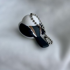 シマエナガ　キーホルダーの画像