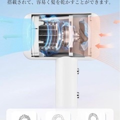 CUSTIC ドライヤー　大風量　速乾　超軽量　ヘアドライヤの画像