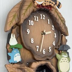 【12,000円】となりのトトロ 壁掛け時計 4MJ837MN｜メロディ付き｜モデルハウス展示品の画像