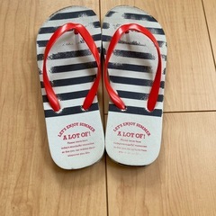 21㎝ サンダル 使用3回 おまけ付き ビーサン 子供用品多数出品中の画像