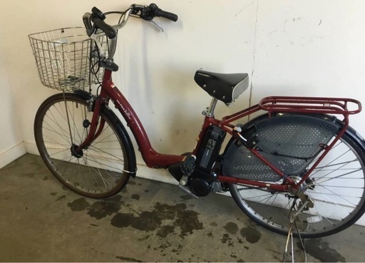 A-529△ v 岐阜発/ヤマハ PAS/電動アシスト自転車/26インチ/3段変速/バッテリー6.0Ah/充電器なし/走行確認/現状品