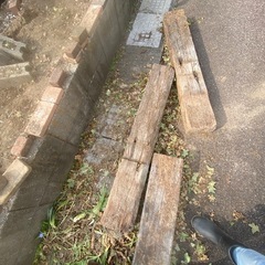 ウッドフェンス材（6本）無料譲渡 ＊一括引き取り限定＊ 岐阜県羽島市の画像