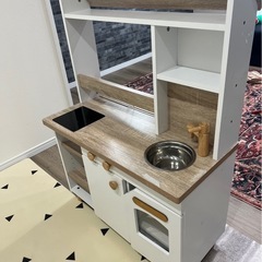 完成品おままごとキッチンの画像