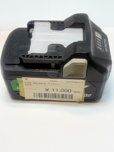 [中古]   ☆ 日立 BSL367A18  バッテリー 18V  （沖縄市）KODEN