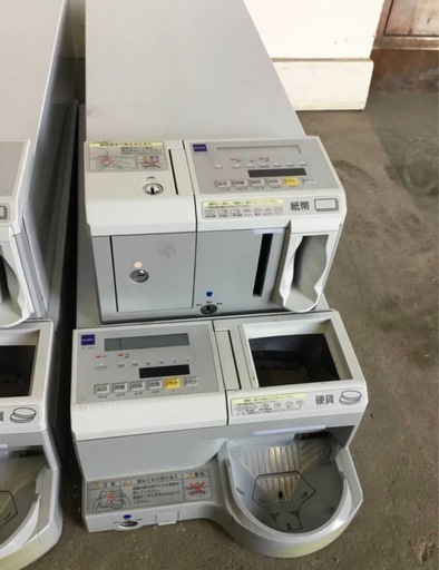 A-530△ v 岐阜発/ GLORY/ レジ自動釣り銭機/ RAD-200/ RT-200/ 各3個セット/ 3個同一鍵/ ジャンク