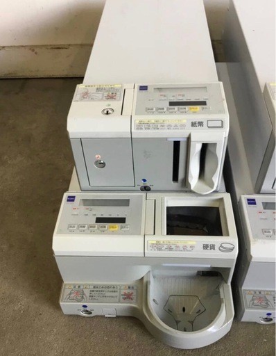 A-530△ v 岐阜発/ GLORY/ レジ自動釣り銭機/ RAD-200/ RT-200/ 各3個セット/ 3個同一鍵/ ジャンク