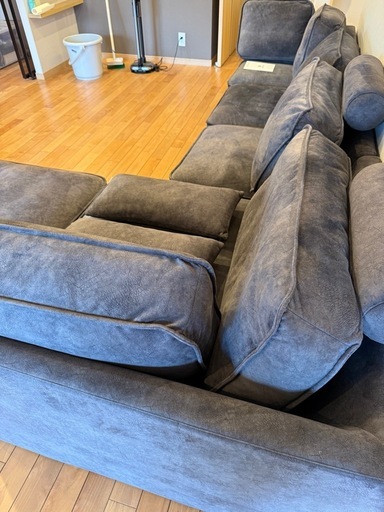 お渡し先が決まりました⭐️【FLANNEL SOFA】カウチソファ L字ソファ 幅320cm 保証書あり 美品 