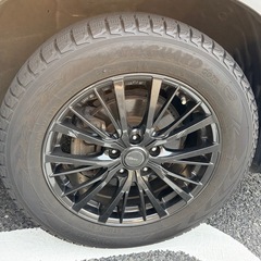 冬用タイヤ　ホイール付き　４本　スタッドレス　ヨコハマタイヤ　YOKOHAMA　225/60R17 SUV G075  レイシアCSの画像