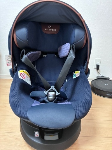 【値下げok】エールベベ クルットR ウィ ISOFIX 回転式チャイルドシート 美品 市川駅引き取り