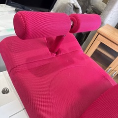 座椅子　ピンクの画像