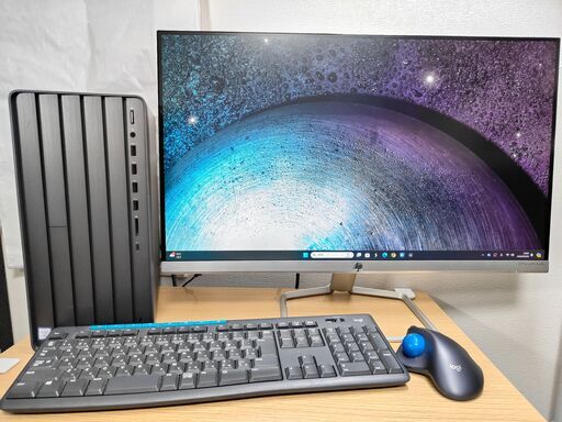【最終お値下げです！】HP ENVY デスクトップPCフルセット GTX1650 / i5-9400 / 16GB / SSD256GB + HDD2TB