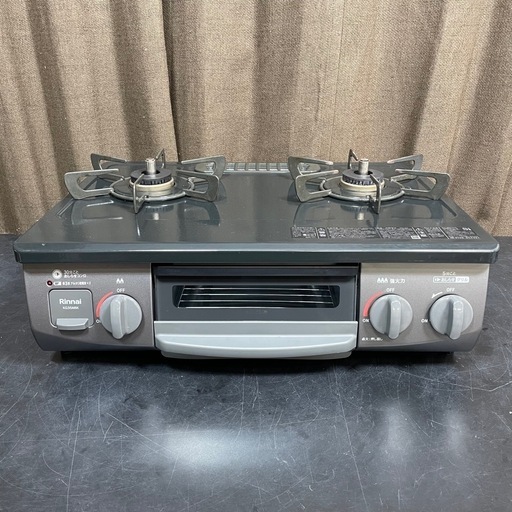 【引取先決定】☆美品 高年式☆Rinnai/リンナイ ガステーブル KG35NBKR 2025年製 LPガス用　右高火力 グリル未使用