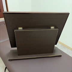 卓上ミラー(ドレッサー鏡）木製フレームの画像