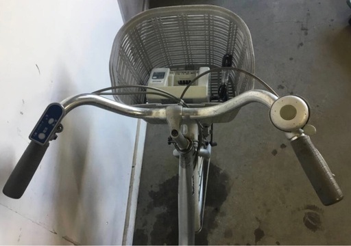 A-532△ v 岐阜発/ナショナル/電動アシスト自転車/26インチ/充電器付き/ ジャンク/バッテリー充電不可/通常走行のみ確認/現状品/R8.3/11 △