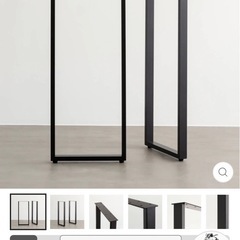 カウンターテーブル モルタル カナデモノ 高さ96.5 幅120 奥行き 50の画像