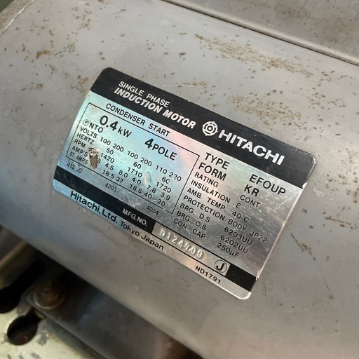 BEBICON エアコンプレッサー BU-7TL 0.4kw