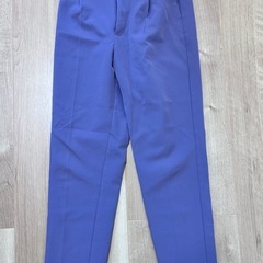 GU テーパードパンツ　パープル　Mの画像