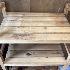 木製 ラック 棚の画像