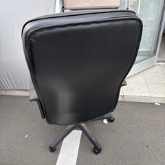 デスクチェア　レザーの画像