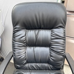 デスクチェア　レザーの画像