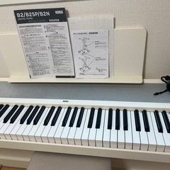 KORG B2SP WH電車ピアノの画像