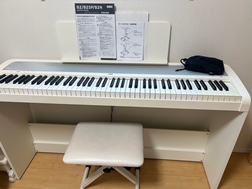 決まりました！KORG B2SP WH電車ピアノ