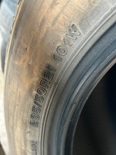 235/50R21 レクサスRX用　一本　ブリヂストン　アレンザ