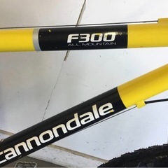 A-535△ v 岐阜発/ キャノンデール/ マウンテンバイク/ 26インチ/ 3×8段変速/ フロント変速機なし/ 走行確認/ 現状品/ 管07s/ R8.3/12 △の画像