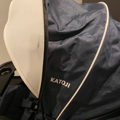 【KATOJI】二人乗りベビーカー➕レインカバーの画像