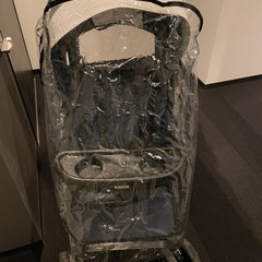 【KATOJI】二人乗りベビーカー➕レインカバーの画像