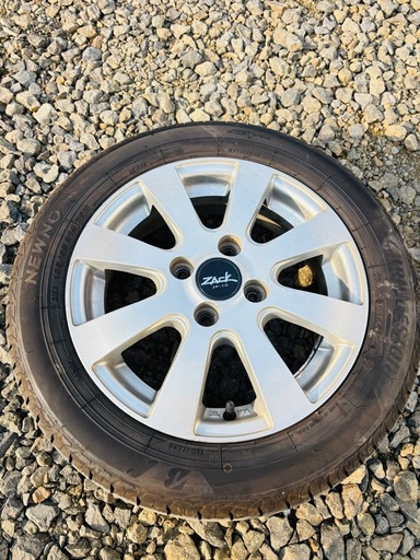 夏タイヤホイル付き2024年製155/65R14