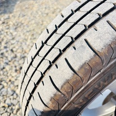 夏タイヤホイル付き2024年製155/65R14の画像