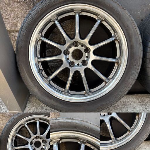 ★今週限定・引き取り場所限定価格！★ 33,000円 ⇒ 30,000円！【人気ブランド】WORK EMOTION 11R 18インチ 4本 7.5J+47 114.3/5H エスティマ、ヴォクシー等